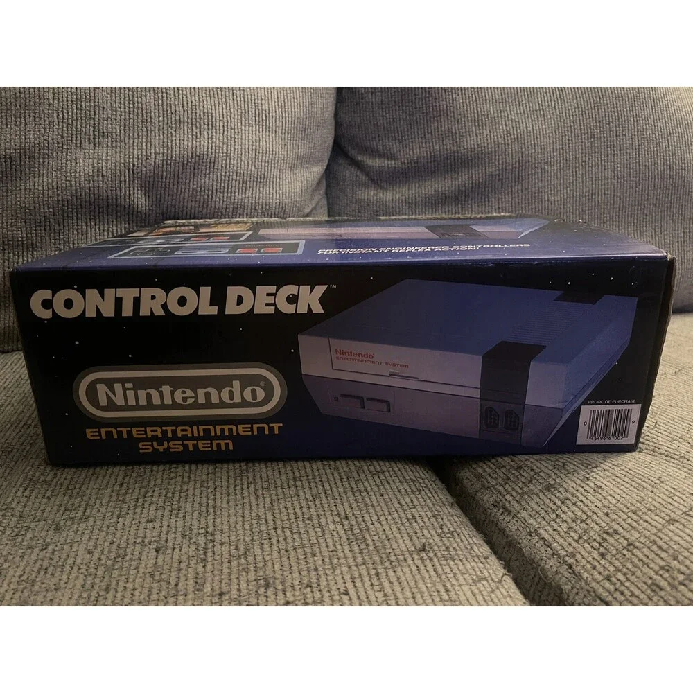 COMPLETE 1986 NINTENDO CONTROL DECK W/ SUPER MARIO BROS + PAPERS 100% WORKING